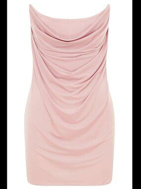 ALEX PERRY Draped Jersey Corset Mini Dress